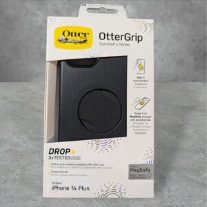 A1. OtterBox OtterGrip Symmetry Case for Apple iPhone 14 Plus Black See‎ Descrip